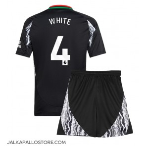 Arsenal Ben White #4 Vieraspaita Lapsille 2024-25 Lyhythihainen (+ shortsit)